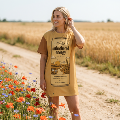 Country Road Energy T-shirt dress - light