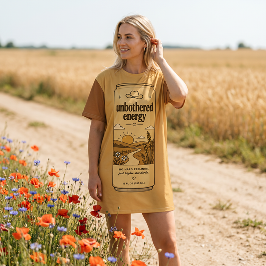 Country Road Energy T-shirt dress - light