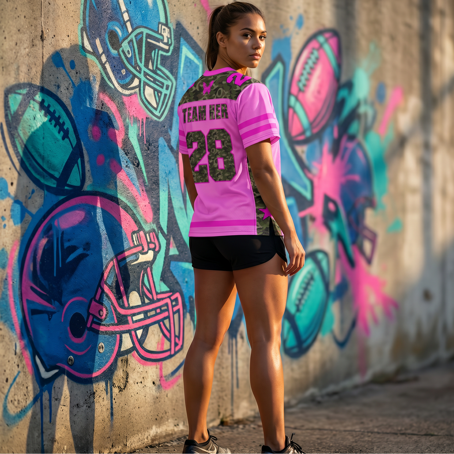 TEAM HER American football jersey