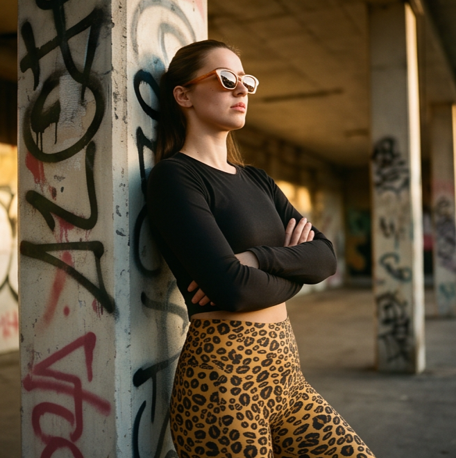 Leopard Kiss Leggings