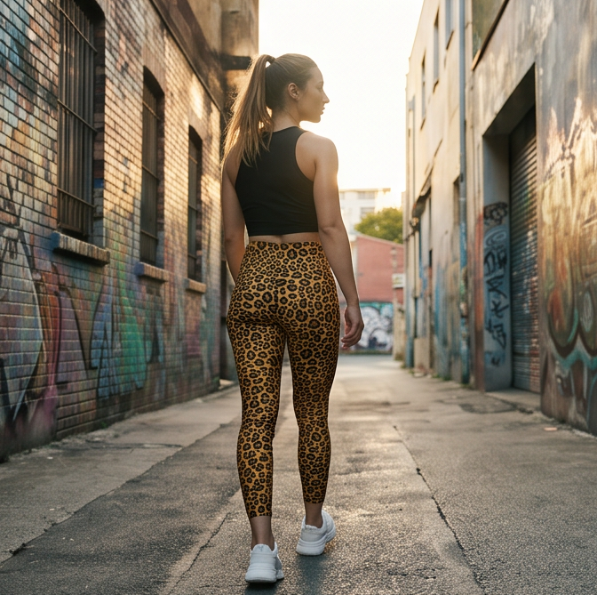 Leopard Kiss Leggings