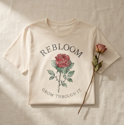 REBLOOM Relaxed T-Shirt - white