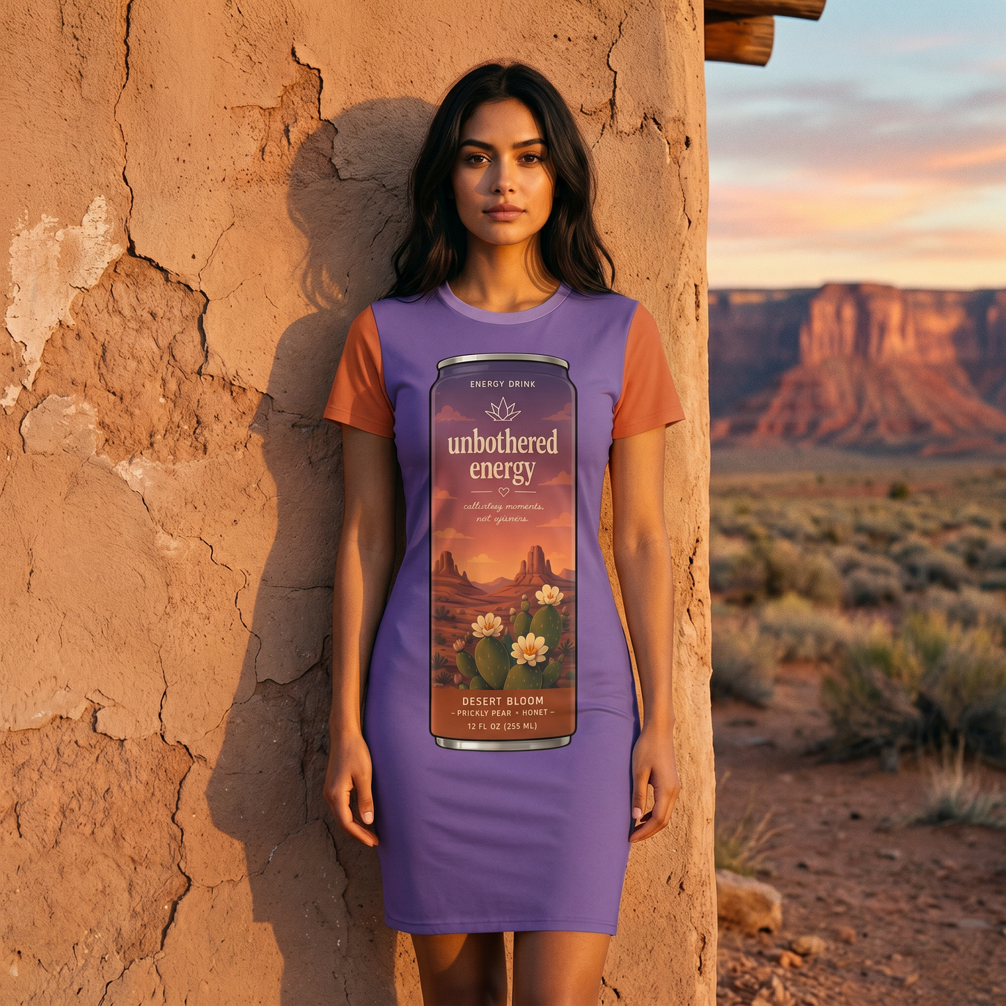 Desert Moments Energy T-shirt dress